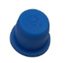 1 Pcs Blue Bleeder Screw Cap Grease Rubber Dust Cover, USED