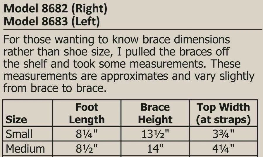 NHS Approved 3/4 AFO Ankle Foot Drop Support Brace Stabiliser Splint Right - Image 4 of 4
