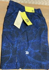 All in Motion Boys' Quick Dry Board Shorts - Blue Small 6-7