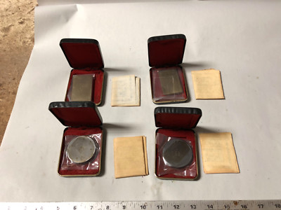 MACHINIST TOOL LATHE MILL Machinist Lot of Service Hardness Test Blocks 4 Pcs SX