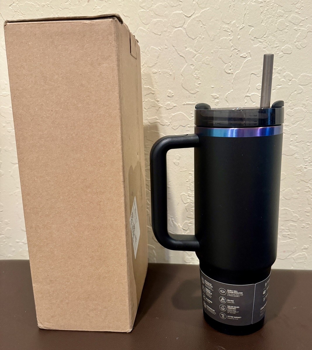 Stanley - The Black Chroma Quencher H2.0 FlowState Tumbler - 30 OZ