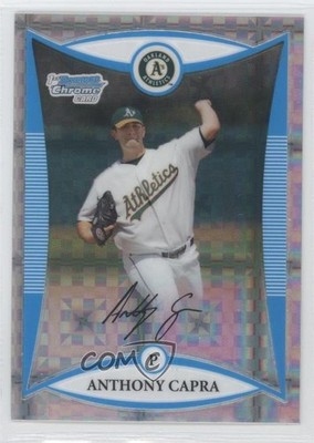 2008 Bowman Draft Prospects Chrome X-Fractor 197/199 Anthony Capra #BDPP56 0b5