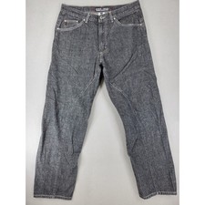 Guess Jeans Denim Pants Men 34x32 Black Vintage Made in USA Relaxed Fit 13099-32