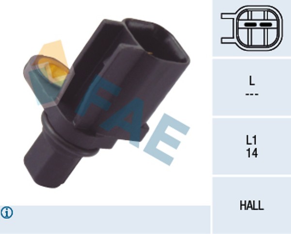 ABS Sensor Raddrehzahl FAE 78113 FüR Ford Volvo Mazda Mondeo C70 C30 MAX V50 S40-image