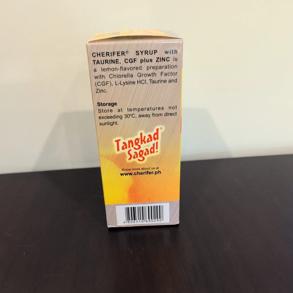 Jarabe Cherifer Forte fortificado con zinc taurina y CGF exp JAN2027 Foto 3 de 4