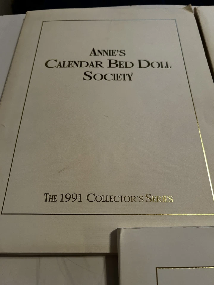 Lot of 3 Annie’s Calendar Bed Doll Society Crochet Barbie Patterns-1991/92/94 - Image 4 of 4