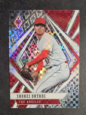 SHOHEI OHTANI Angels 2021 Panini Phoenix RARE BUILDING BLOCKS PRIZMS VARIATION!