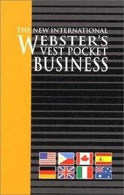 The New International Websters Pocket Business Dictionary, Webster, Used; Very G