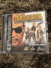 Duke Nukem : Land of the Babes Playstation 1 PS1 Complete in Box Clean Disc