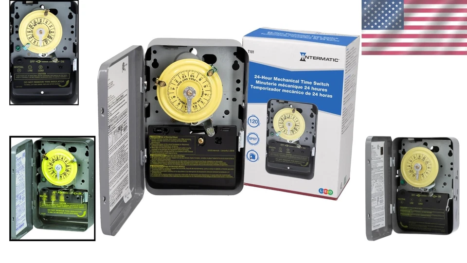 T101 Zeitschaltuhr mit manueller Übersteuerung - 12 Einstellungen - Bild 2 von 4