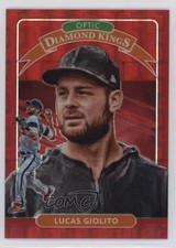2020 Donruss Optic Diamond Kings FOTL Red Pandora Prizm 70/79 Lucas Giolito 0e23