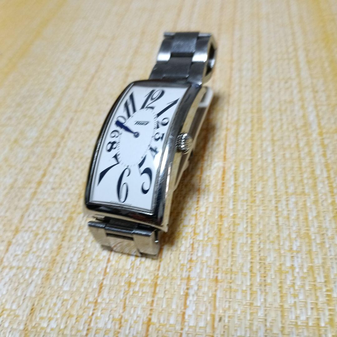 TISSOT Rectangular Quartz Watch Stainless Steel S… - image 1
