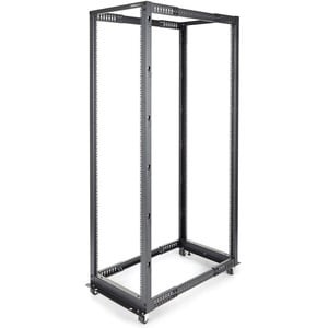 Startech 42 HE verstellbare Tiefe offener Rahmen 4 Pfosten Server Rack Schrank Flat Pack mit
