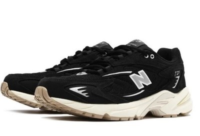 New Balance 725 Black Metallic Silver Shoes ML725BB Mens 