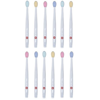 TELLO 4920 Adult Soft Toothbrush for Gentle Cleaning with Ergonomic Handle, M...