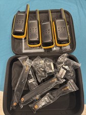 Motorola T82 Talkabout Extreme Walkie-talkie 4 Pieces - Black/Yellow Quad Pack