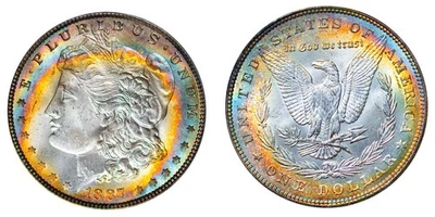 MS 63 Graded 1887 Year Morgan US Dollars (1878-1921) for sale | eBay