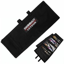 Swimbait Storage Wrap Bag 4 Pockets Fits Glide Baits Up To 12" Soft Hard Lure