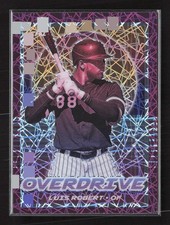2021 Panini Chronicles #15 Luis Robert Overdrive Purple Velocity B22
