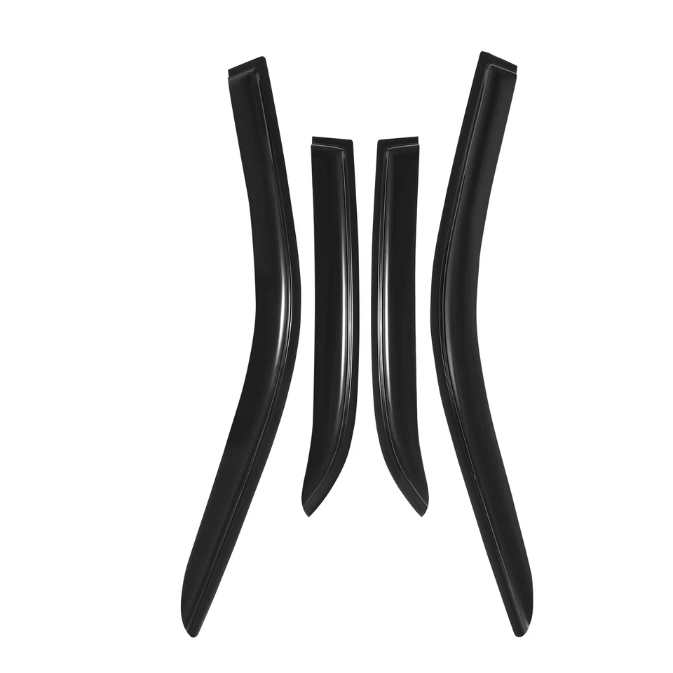 Paraseras de ventana para Chrysler 300 2011-2023 4x JDM negro cinta en 4 piezas Foto 2 de 4