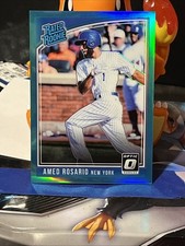 2018 Donruss Optic Amed Rosario Rated Rookie Aqua Prizm #37 -/299