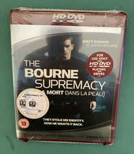 The Bourne Supremacy HD-DVD, 2006, Widescreen Edition Matt Damon. NEW SEALED