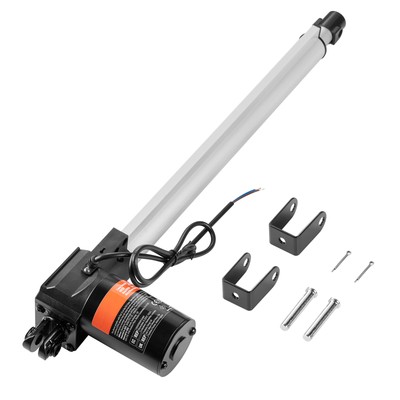 Uimoso Linear Actuator 12V 16In Heavy Duty 1320lbs/6000N 0.19''/s IP44 Protection