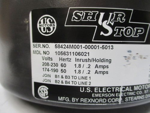 BROWNING RC0002V04D CBN3012SE311.2MT56.33M1 105631106021 460V 0.64A NSNP - Afbeelding 4 van 7