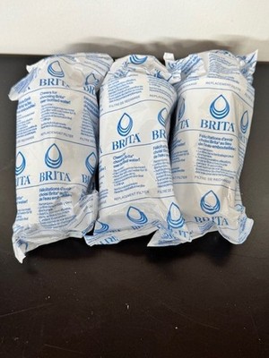 BRITA STANDARD REPLACEMENT PITCHER FILTER OPEN BOX LOT OF 3 FILTERS