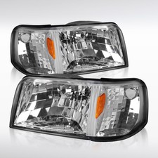 Fit 1993-1997 Ford Ranger 2in1 Headlights Corner Signal Lamps Leftright 93-97