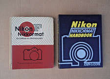 Two Vintage NIKON F Nikkormat Handbook of Photography Hardcover Book 1969 970