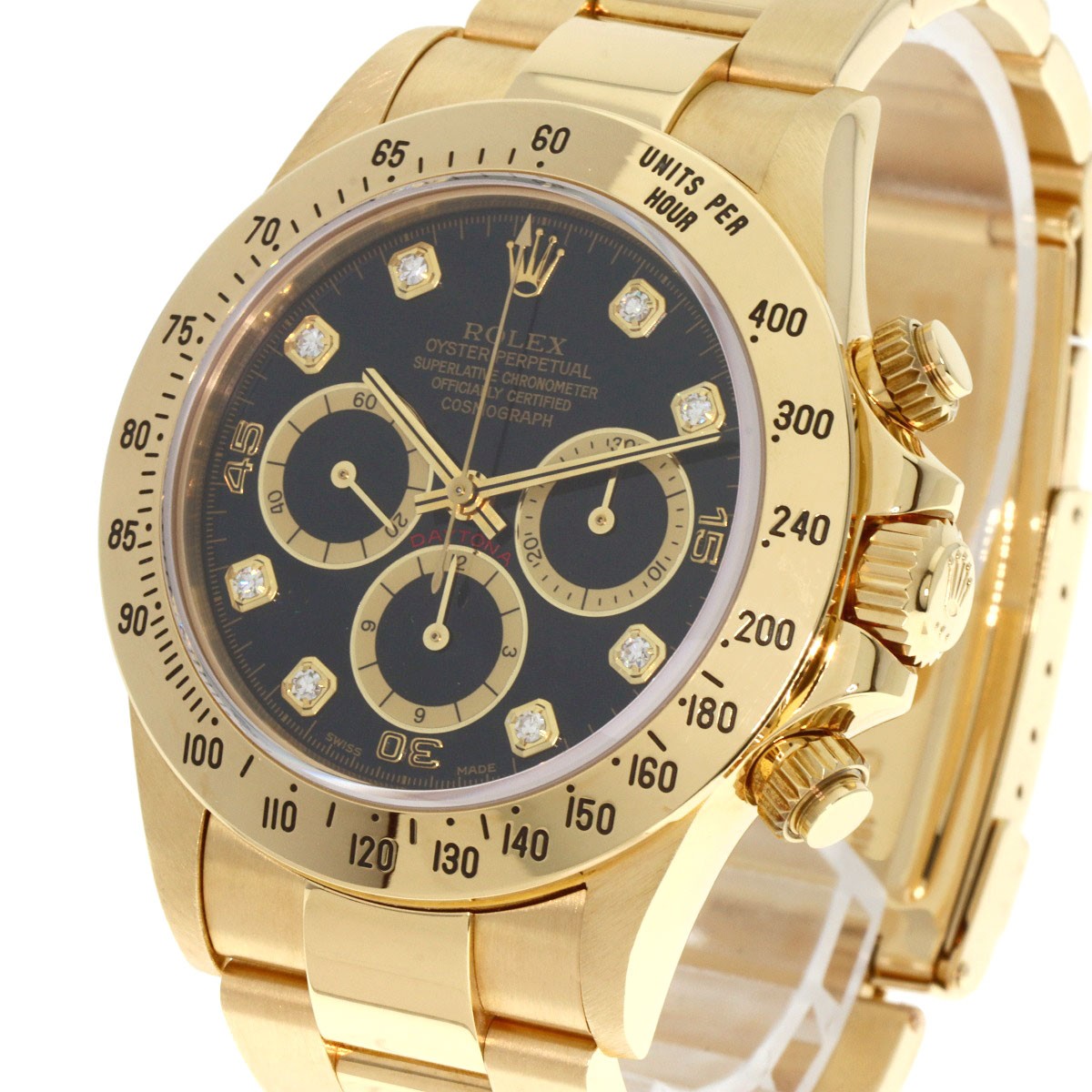 ROLEX Cosmograph Daytona 8P Diamond Watches 16528G K18 Yellow Gold/18K Yello... image 3