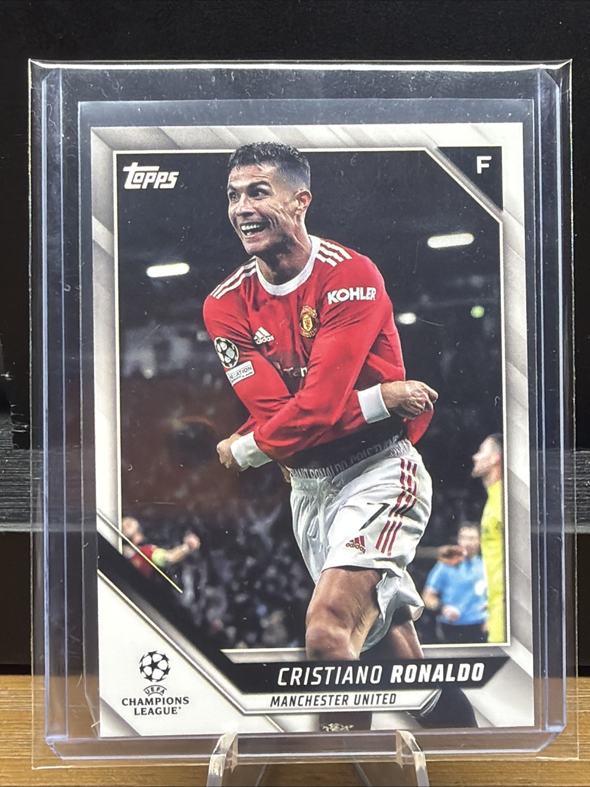 2022 Topps UEFA Champions League #100 Cristiano Ronaldo view 3