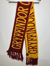Harry Potter Gryffindor Scarf Universal Studios Knit Red Gold Cosplay