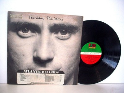 PHIL COLLINS Face Value original PROMO LP 1981 ATLANTIC SD 16029 Promotional