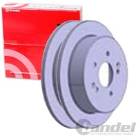 2X Brembo Bremsscheiben 284Mm Voll Hinten Passend FÜR Ssangyong Actyon Korando