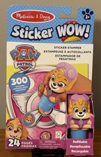 Melissa Doug Sticker Wow 24pg Activity Pad Sticker Stamper PAW Patrol SKYE