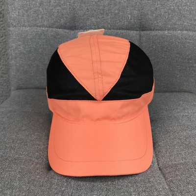 Merrell Hat Cap Strap Back Womens One Size Orange Minimax Running UPF 50+