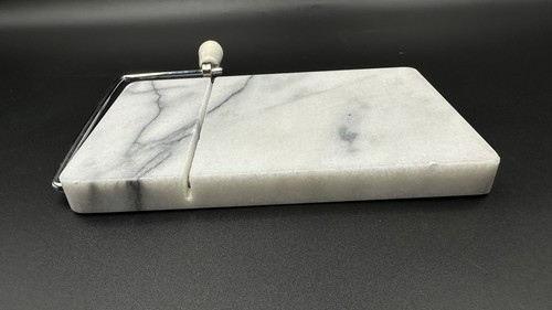 Krajalnica do sera marmurowa deska druciana z marmurowym uchwytem 8" x 5" - Zdjęcie 5 z 7