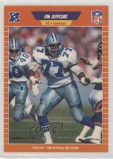 1989 Pro Set Jim Jeffcoat #90 10r3