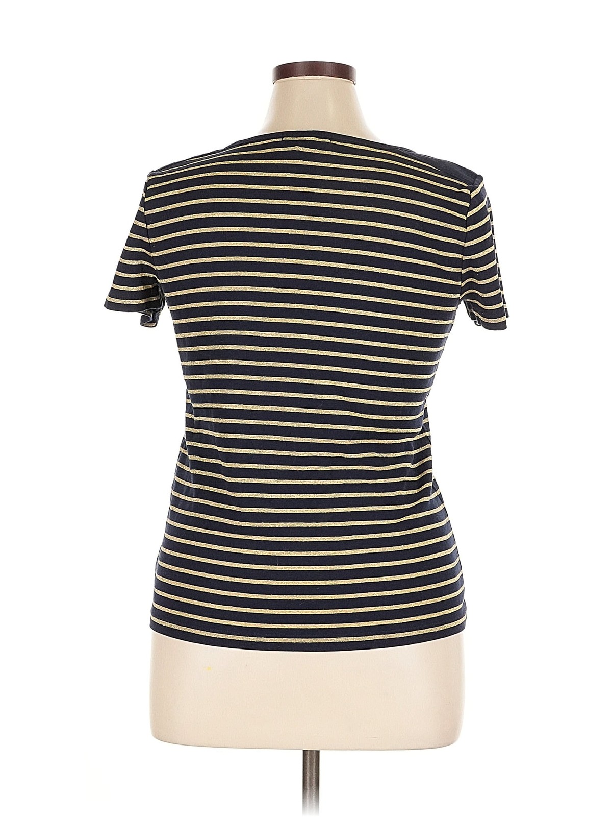 Lauren by Ralph Lauren Women Black Short Sleeve Top XL thumbnail 2