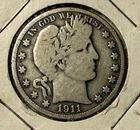 1911 Barber Half Dollar