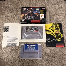 Batman Returns (Super Nintendo Entertainment System, 1992) SNES cib