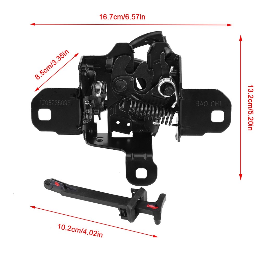 Bonnet Hood Catch Latch Lock With Pull Handle For IV