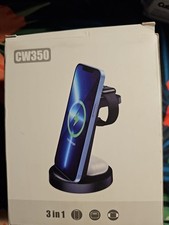 New 3 in 1 Charging Station Space Saving Wireless Charger Model: CW350