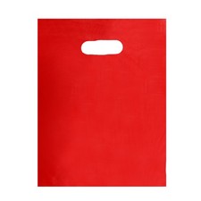 SSWBasics Small Low Density Red Merchandise Bags 9”W x 12”H Case of 1000