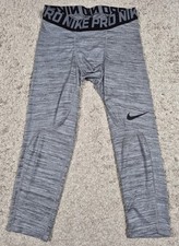 Nike Pro Dri-FIT Heathered Compression Tights Mens Small