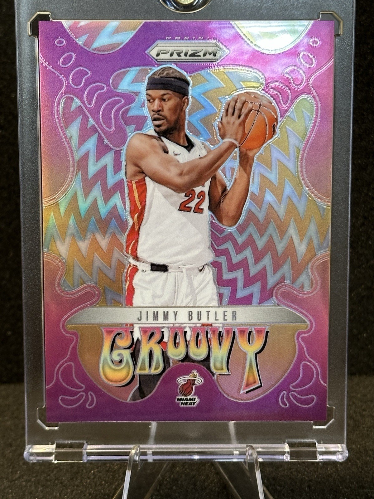 Jimmy Butler 2024-25 Panini Prizm Groovy Prizm #7