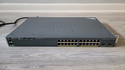 Cisco Catalyst Network Switch 24 Port (WS-C2960X-24TD-L)