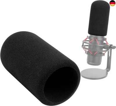 SUNMON für HyperX QuadCast Pop-Filter Windschutz, Mikrofon Schaumstoff 